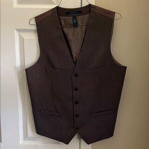 Perry Ellis Dark Brown Men's Vest